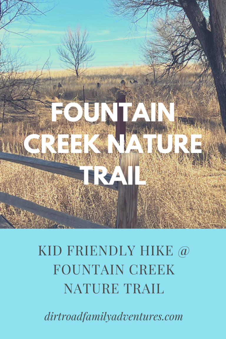 Kid friendly hike at Fountain Creek Nature Trail