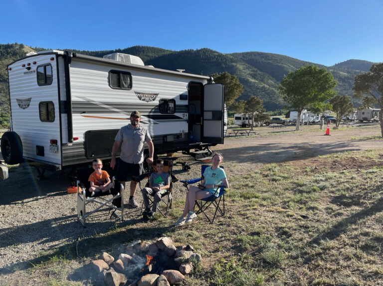 RV camping in Colorado with kids
