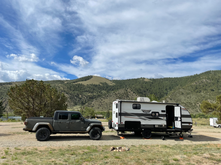 RV camping in Colorado with kids