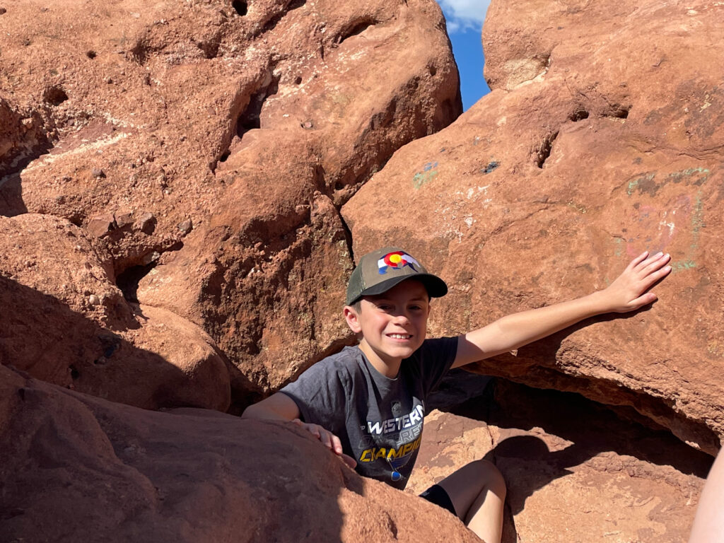 Garden of the Gods with kids