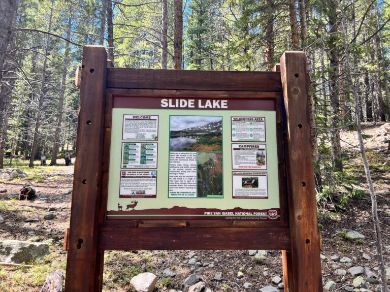 Family Adventure on the trail to Slide Lake