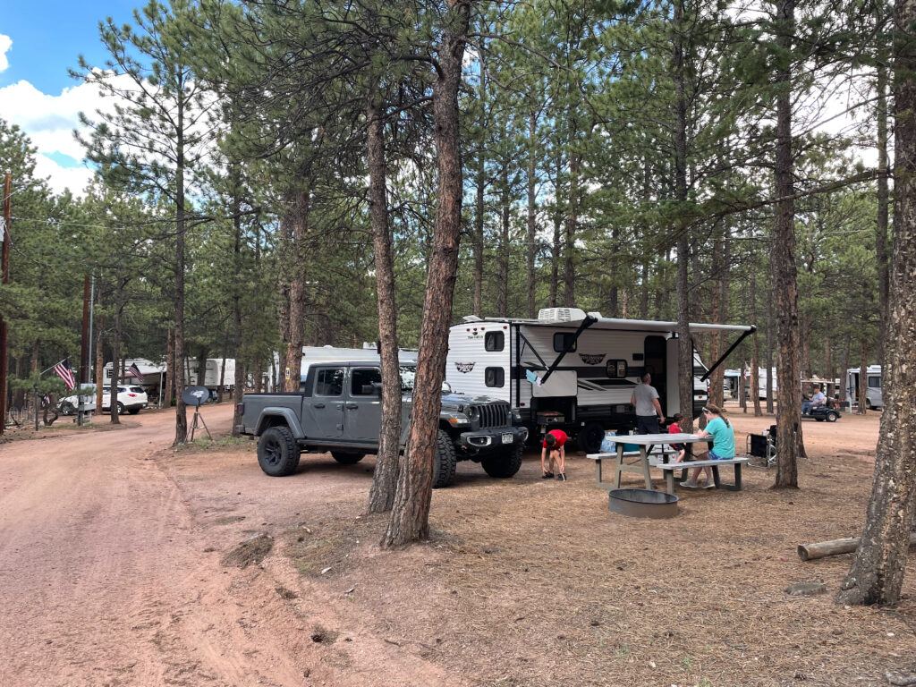 RV camping in colorado with kids