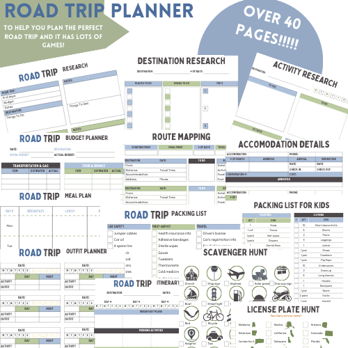 Family road trip planner